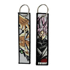 Dragon Ball Embroidery Cool Keychain Lanyard Anime Manga Series Badge Holder USB Pendant Portable Key Lanyard Accessories