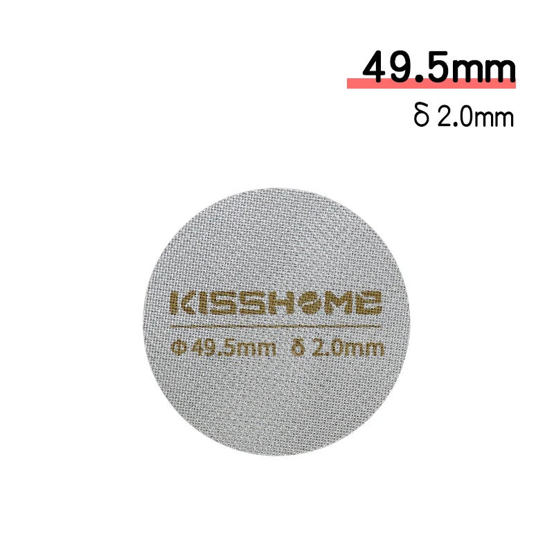 Coffee Puck Screen Fit 51mm 53.5mm 58.5mm Reusable Ground Filter Mesh Heat Resistant Metal For Espresso Accessories Barista Tool