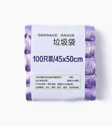 5 Rolls/pack Household Disposable Trash Pouch Small Trash Bags Kitchen Storage Garbage Bags Cleaning Waste Bag Plastic Bag