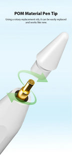 For Apple Pencil Stylus for iPad A16 Air 11 5 4 Pro 11th 13 12.9 M5 M4 M3 M2 Pens 10 9 8 10th 9th Generation Mini 7 6 Touch Pen