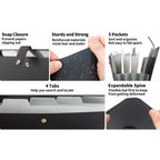 A4 Size Accordion File Folder 5 Pocket Filer Folder with Labels for Documents Paper Organizer for School Office