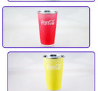 470ml Portable Aluminum Mug-CocaCola Cups ColorChanges When Cool Perfect for Cold Sensation Outdoor Camping Beer Cold DrinksCup