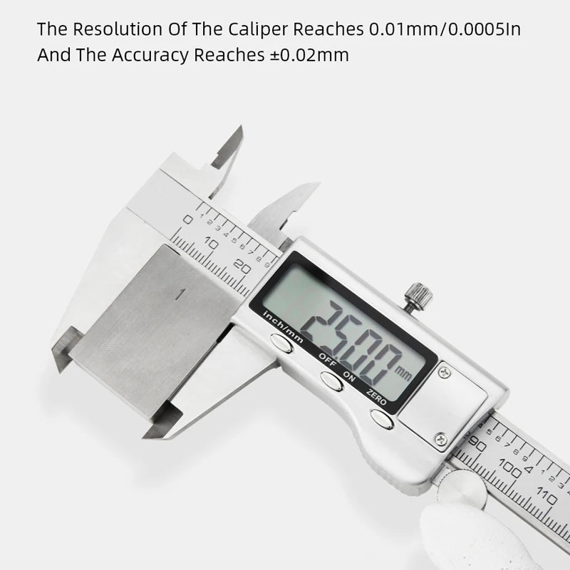 Metal Caliper Digital Caliper Stainless Steel Digital Pachymeter Digital Micrometer Vernier Calipers Metal Gauge Measuring Tools