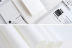A5 A6 80Sheet Paper Refill Agenda Planners Diary Grid Line  Binder Sheets Six Hole envelope zip pouch Office School Stationery