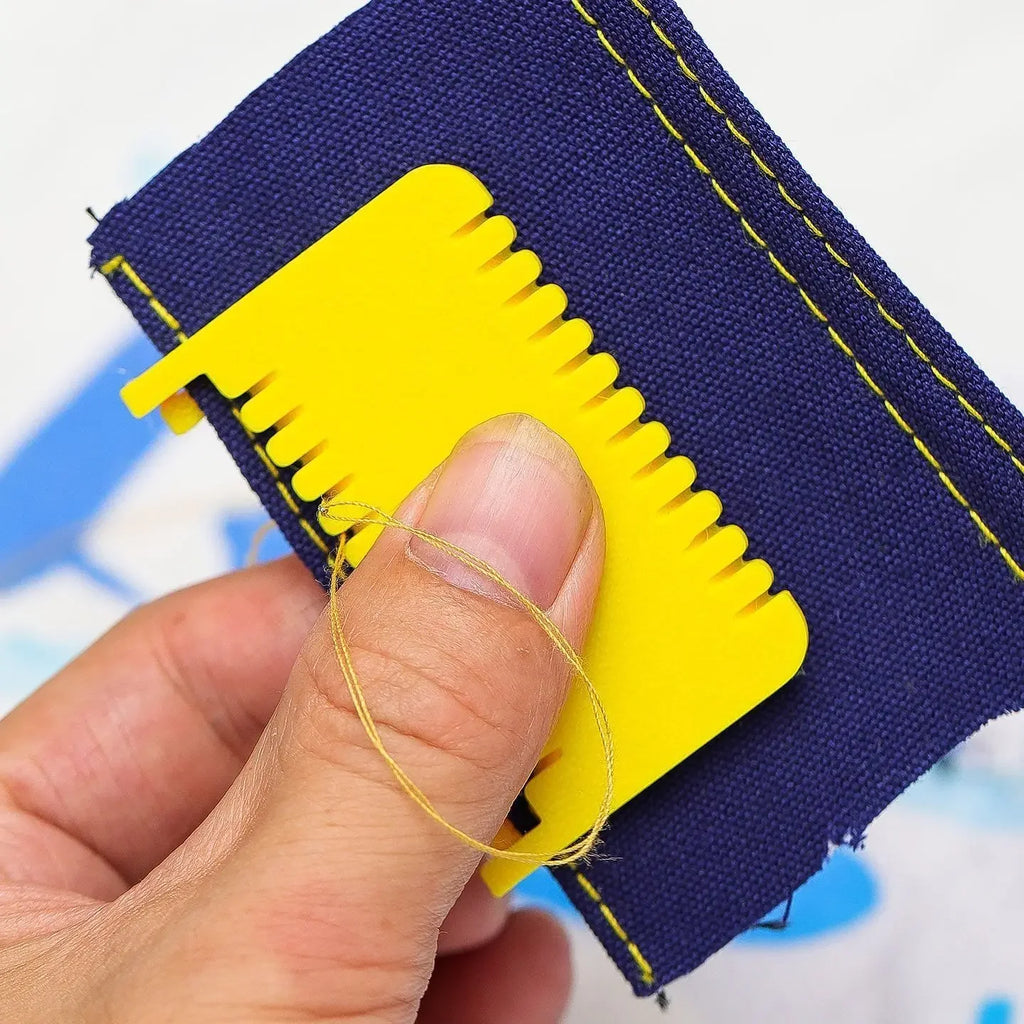 1/2 PCS Clip On Sewing Edge Guide, Easy Fabric Hemming Tool, Stitching Ruler for Beginner, Lightweight for Home Dressmaking