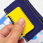 1/2 PCS Clip On Sewing Edge Guide, Easy Fabric Hemming Tool, Stitching Ruler for Beginner, Lightweight for Home Dressmaking