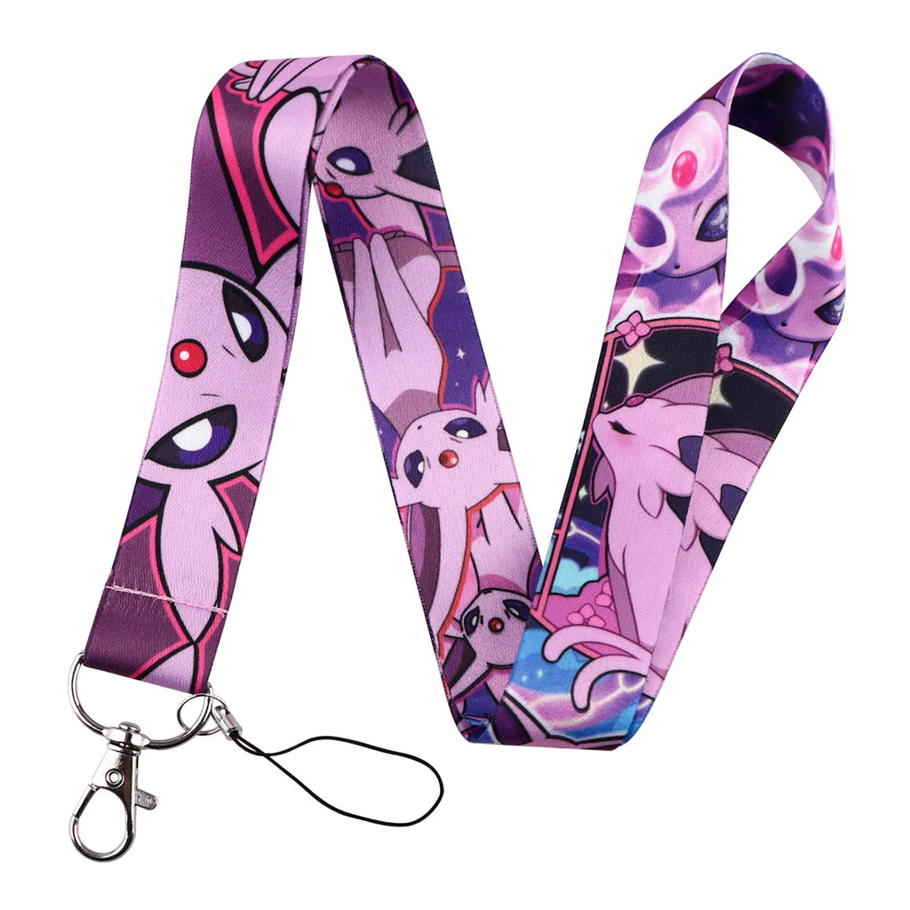 Cute Anime Lanyards For Key Neck Strap Lanyards ID Badge Holder Keychain Key Holder Hang Rope Keyrings Accessories Gifts