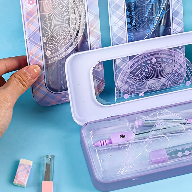 1 Set of Rulers, Flexible and Not Easy to Break, with Clear Scales for Accurate Measurement, Suitable for Students, Exams, Study, Office, Drawing, and Measuring Stationery