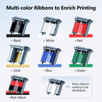 300dpi Niimbot M2 Portable Thermal Transfer Label Printer Multi-function Sticker Label Maker Machine for Clothes Tag Power Cable