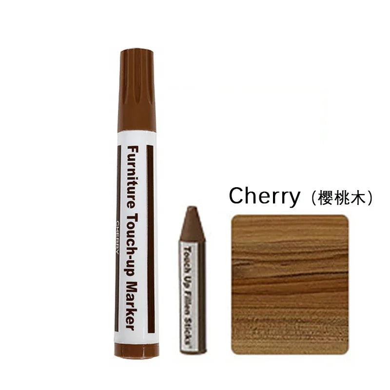 Wooden Furniture Repair Pen Touch Up Markers & Filler Sticks Wood Scratch Restoration Kit Patch Paint Pen Wood Composite Repair