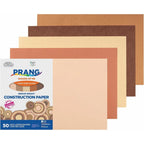 50 Sheets White Construction Paper 12 inch by 18 inch, Pacon Prang Previously Known as SunWorks
