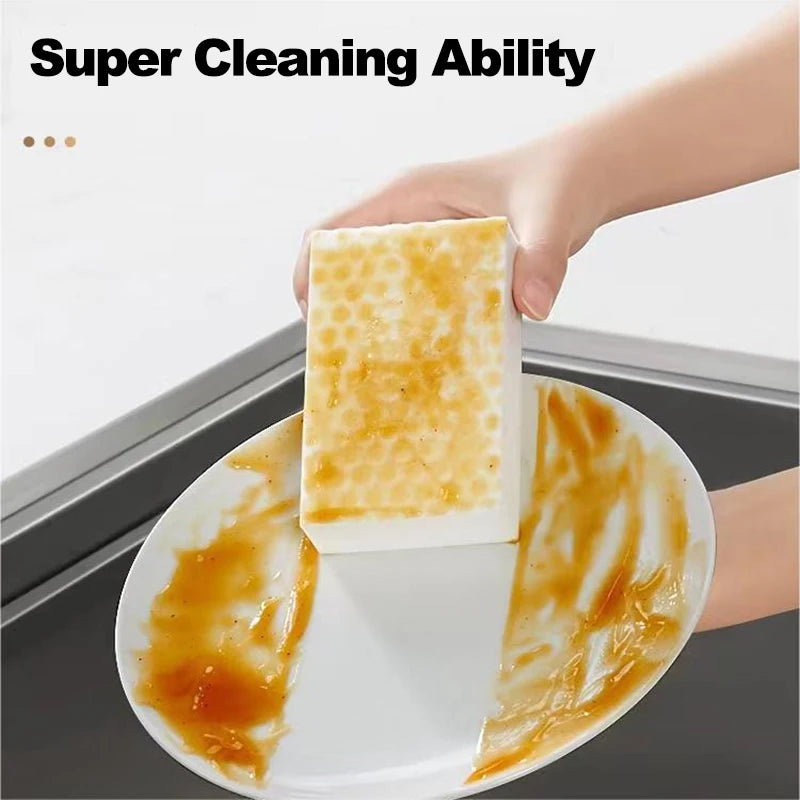 20 40 Pcs Melamine Sponge Compressed Magic Shoes Kitchen Office Bathroom Multi-function Cleaning Tools Double Compression Sponge