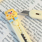 1 Pcs Cute Cartoon Alloy Mini Portalble Utility Knife Cutter Letter Envelope Opener Mail Knife School Office Supplies