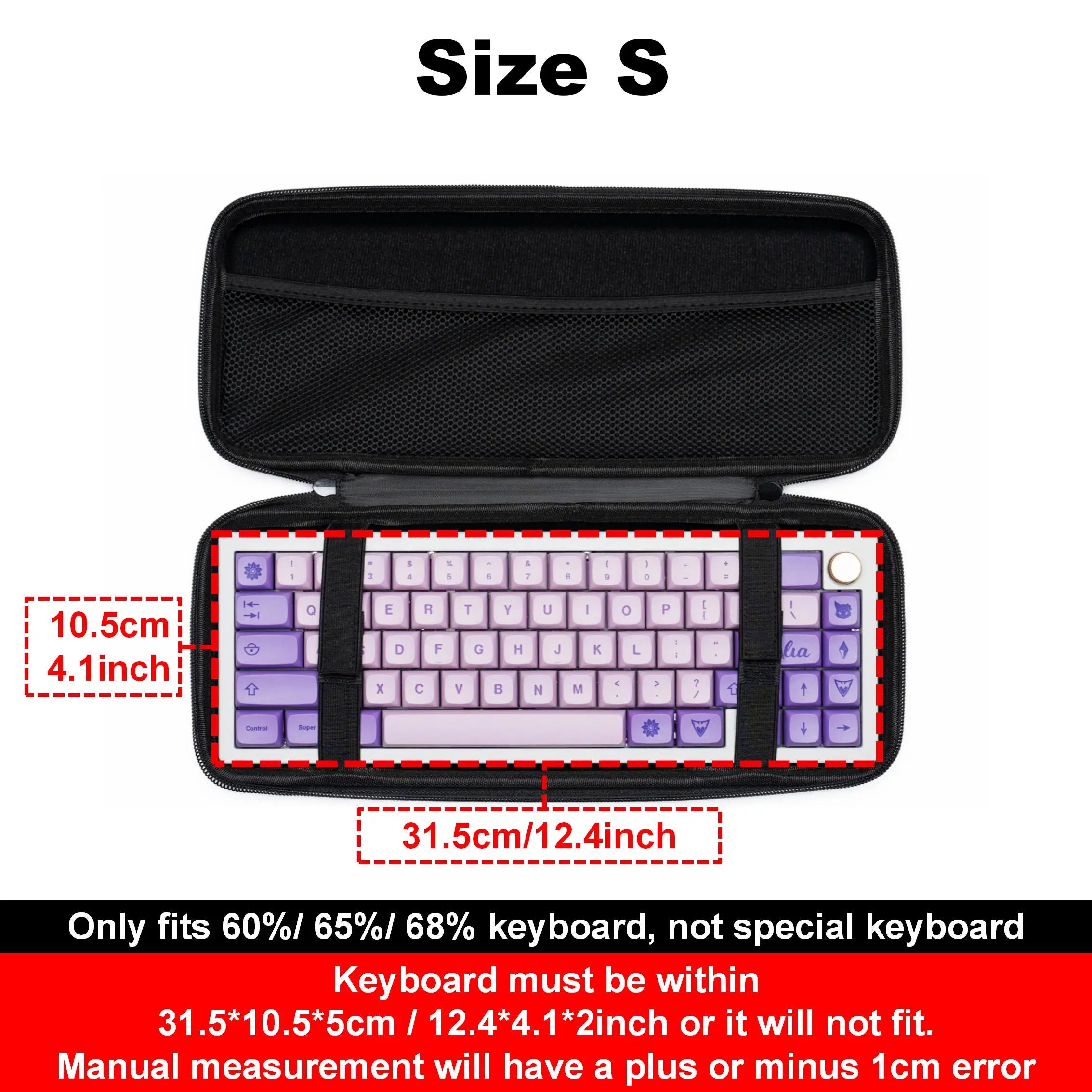 Dustproof Water-Resistant Mechanical Keyboard Carrying Case Travel Storage Bag EVA Protective Hard Shell For Keyboards Accessory