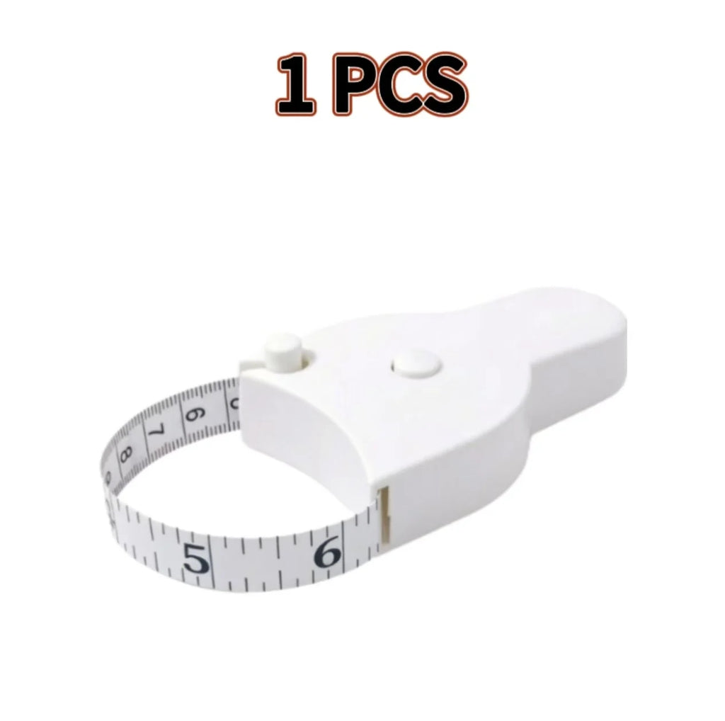 150cmAutomatic Telescopic Tape Measure Body Measuring Tape Sewing Ruler Tools Centimeter Tapes For Body Meter Measure White Tool
