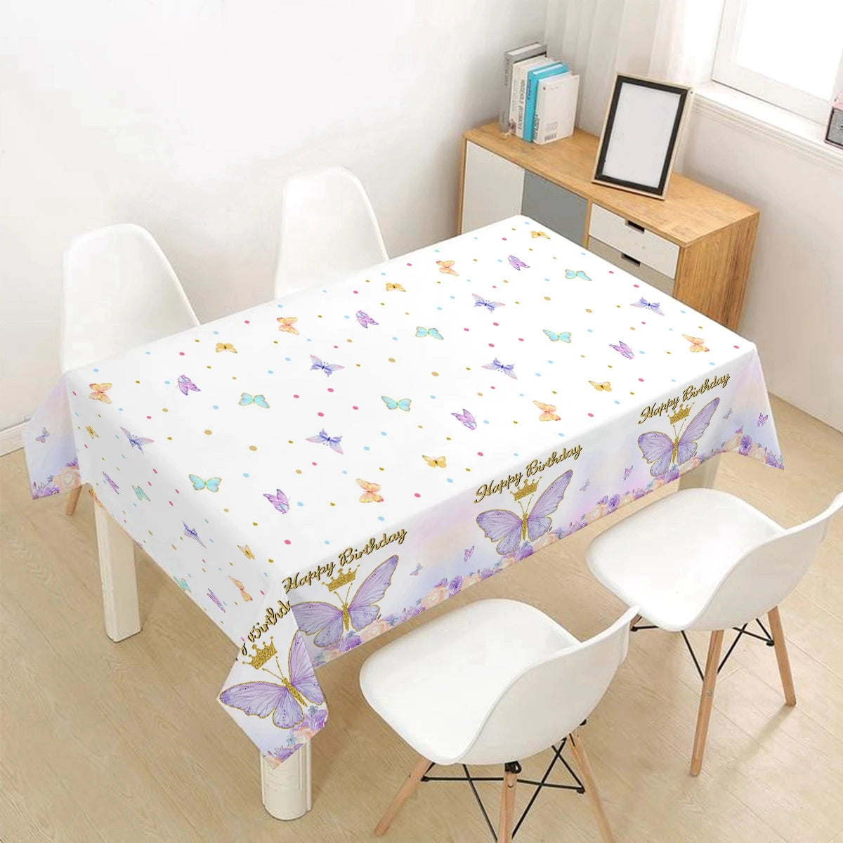 Butterfly Birthday Party Decoration  Butterfly Party Disposable Tableware Paper Cup Plate Birthday  Party