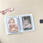 Cute Bear Photo Album 3 Inch Love Heart Hollow Picture Storage Case Kpop Card Binder Name Card Book Photocard Holder 36 Pockets