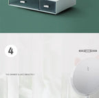 Desk Storage Drawers Desk Document Sundries Holder Cosmetic Desktop Organizer Box Cabinet Home Office Stationery Stackable Box
