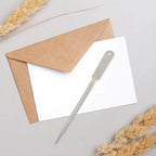 1/3Pcs Stainless Steel Letter Opener Envelope Slitter Paper Knife Office School Home Mail Opening Tool Durable Stationery Gift