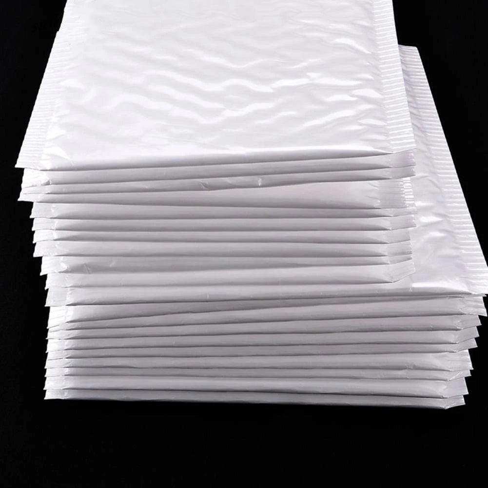 10-100Pcs Multi-size White Bubble Envelopes Bag Thicken Waterproof Light Self Seal Shipping Bag Bubble Padding Storage Organizer