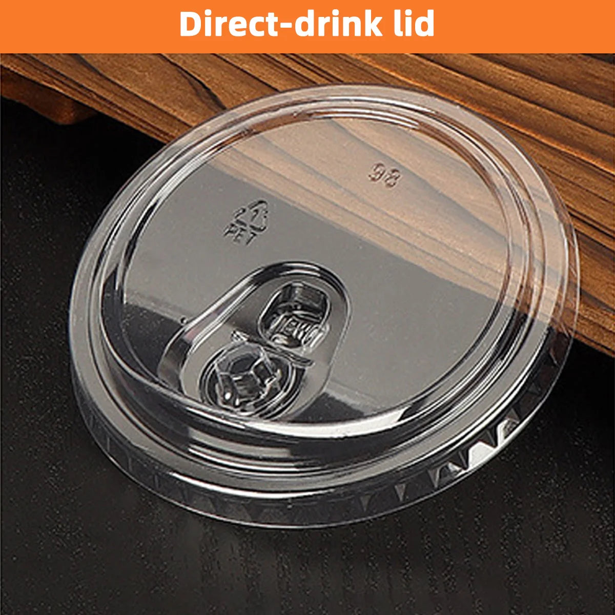 Disposable Direct Drinking Cup Transparent Plastic Cup With Lid And Sticker Leak Proof Design Suitable For Cold Drink Cups 10PCS