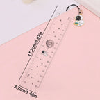 1Pc Soft Ruler 15cm Flexible Ruler Transparent Creative Stationery Rule School Supply Student stationery ruler Folding ruler