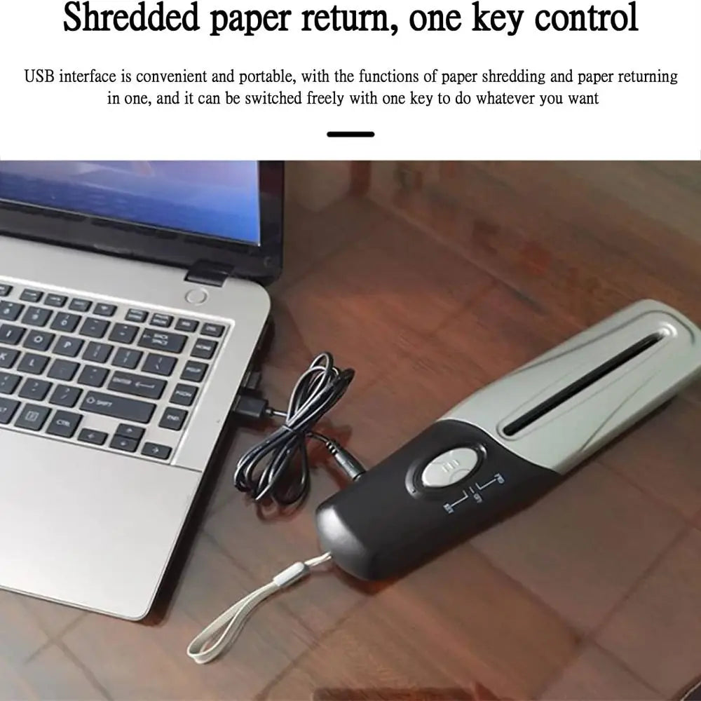 New USB Powered Paper Documents Cutting Tool Shredders Cutting Machine Handheld USB Shredder Paper Shredders Mini Hand Shredder
