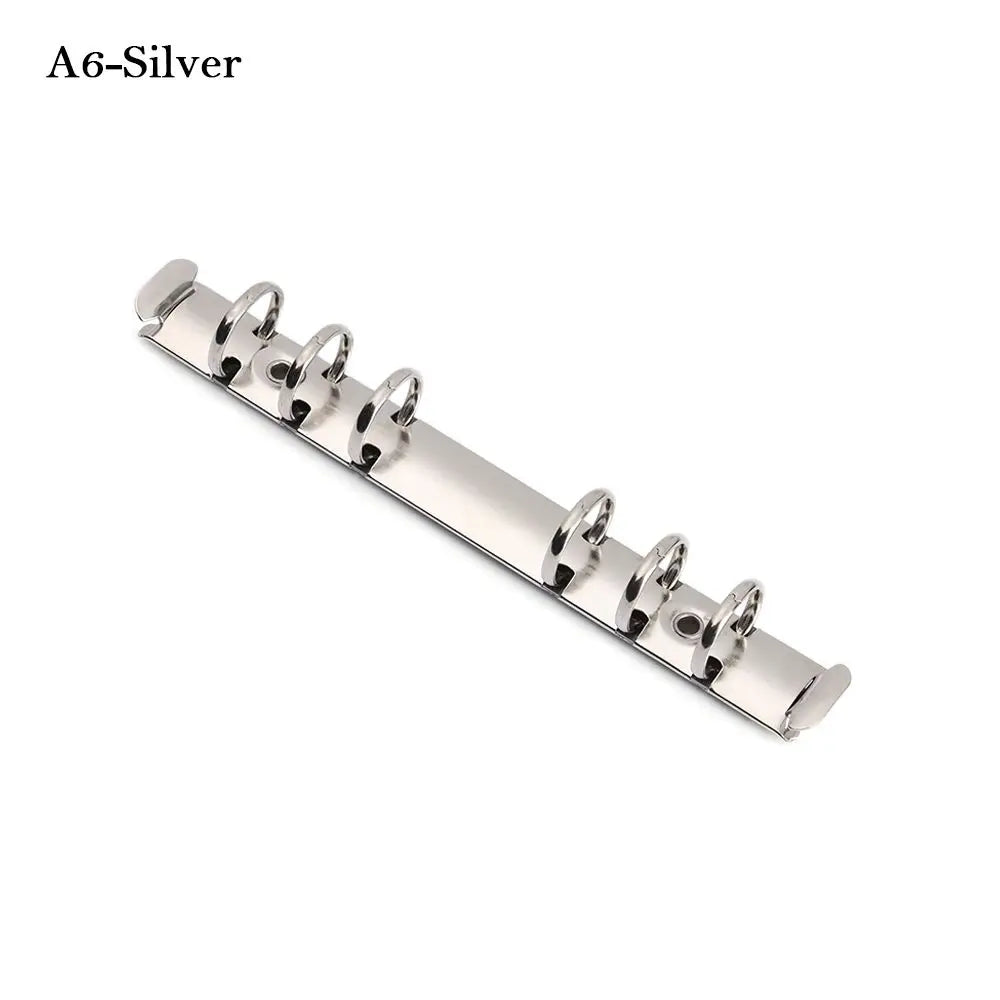 Metal Spiral Binder File Folder A4/B5/A5/A6/A7 Loose-leaf Binding ClipRefillable Notebook Binding Hoop DIY Album Diary Clip Tool