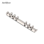 Metal Spiral Binder File Folder A4/B5/A5/A6/A7 Loose-leaf Binding ClipRefillable Notebook Binding Hoop DIY Album Diary Clip Tool