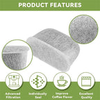 6pcs Charcoal Water Filters For NINJA Luxe Cafe ES601 ES655 ES701 Coffee Machines Charcoal Water FilterS Coffee Accessories