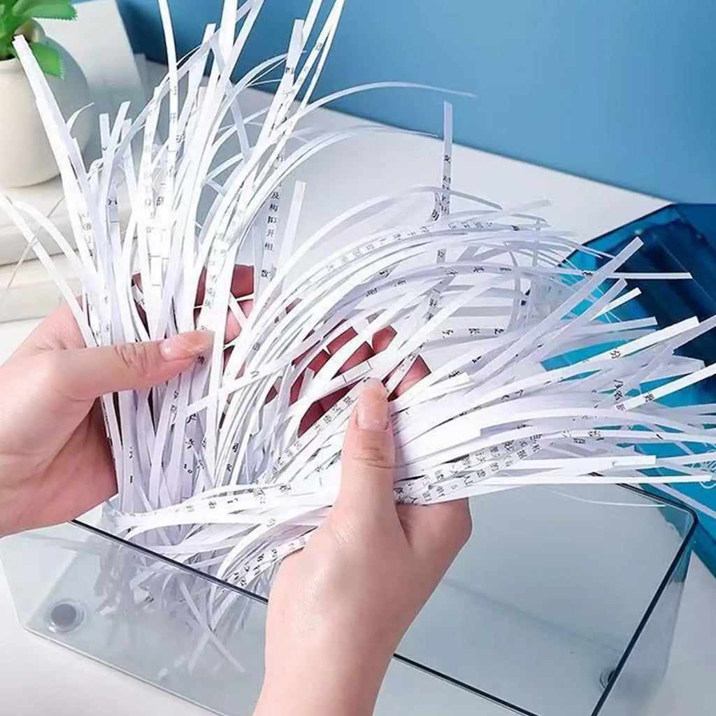 Small Paper Shredder Manual Document Shredder Household Paper Shredding Solution Household Small Mini Paper Shredder Tool