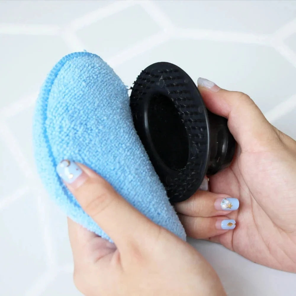 Car Detailing Applicator Pads Car Care Waxing Polish Sponges Soft Microfiber Round Pocket Foam Sponges Car Cleaning Tools 5"