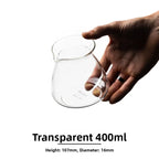 175ml 275ml Hand-Poured Coffee Sensory Smell Taste Cup Heat-Resistant Glass Sharing Jug Transparent European Style Texture De...