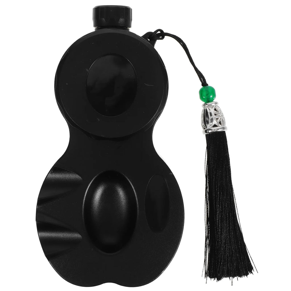 Portable Covered Inkstone Sealed Ink Tray Ink Dish Brush Rest Holder Beginner Student Calligraphy Practice Chinese Inkstone