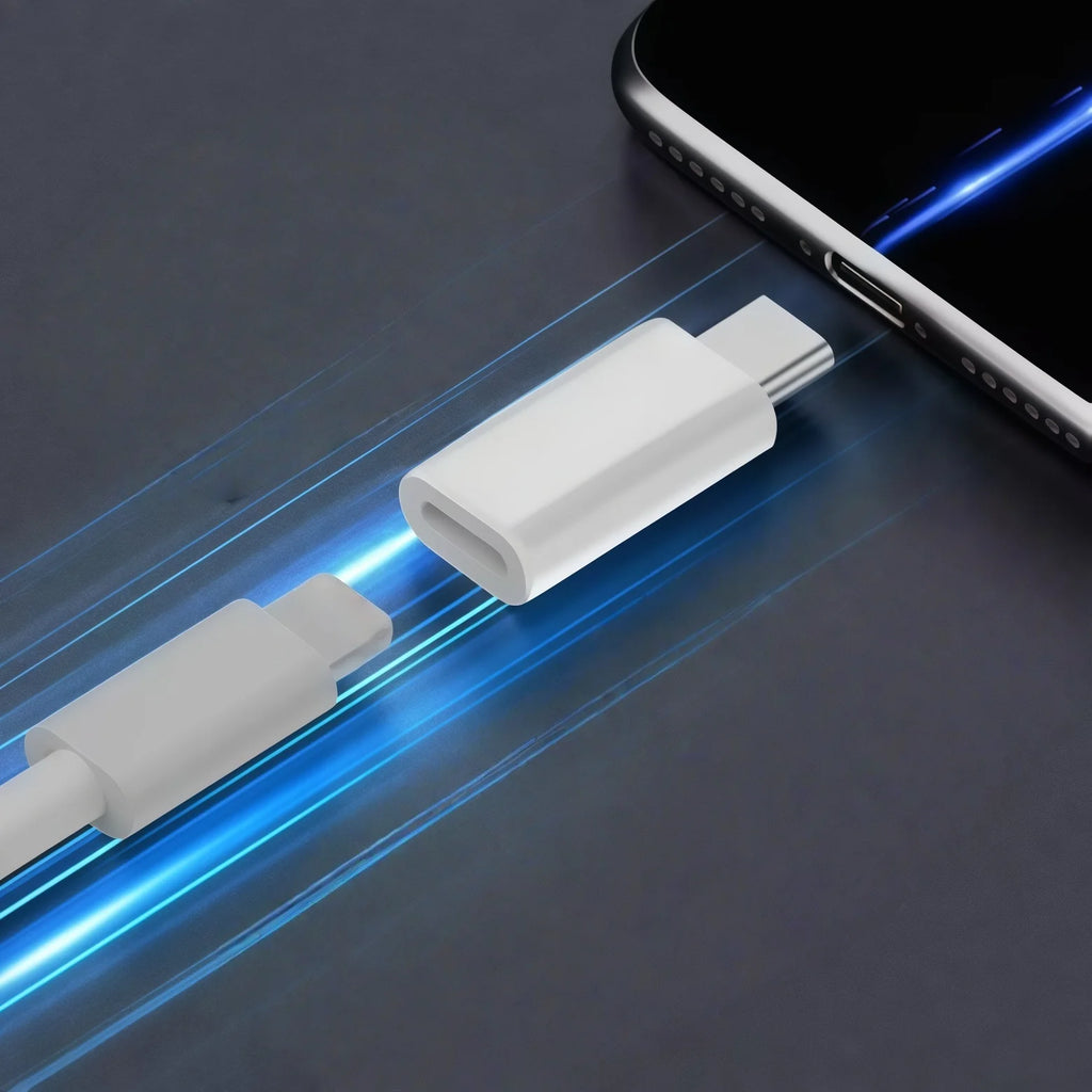 IOS To USB C Fast Charging Adaptador Lightnning To Type C Adapter USB C Data Transfer Converter 