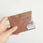 Genuine Leather Card Holder Woman Custom Name Designer Wallet Slim Luxury Card Wallet Man Engrave Initials Business Coin Purse