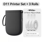 Niimbot D11 Mini Printer Wireless Phone Pocket Thermal Label Maker USB Rechargeable Inkless DIY Name Price Tag Sticker Machine