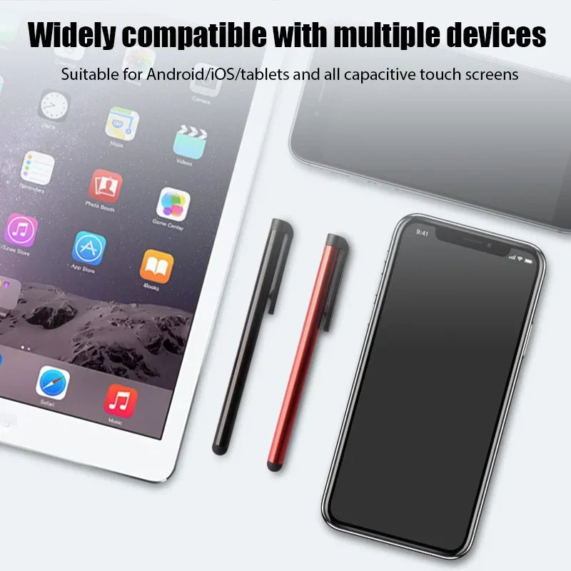 10pcs/lot Universal Capacitive Stylus Pens, High Precision Rubber Tip Touch Screen Pen for iPad iPhone Android Tablets & Smartph