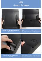 A3 Document File Box High-grade Type Foldable BuckleThickened Waterproof Large Capacity Plastic Paper Storage
