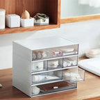 Desk Storage Drawers Desk Document Sundries Holder Cosmetic Desktop Organizer Box Cabinet Home Office Stationery Stackable Box