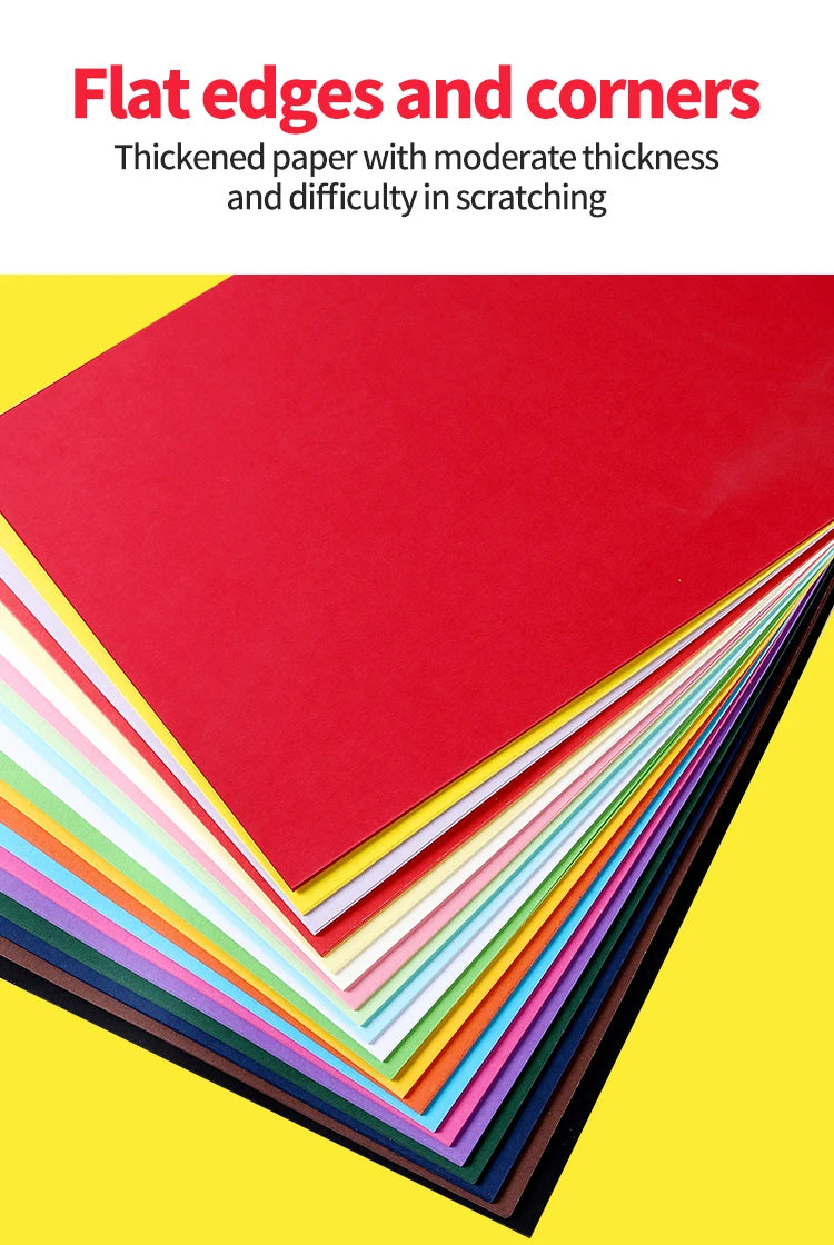 20Sheets 230G A4 Color Cardstock Paper Business Card Cardboard DIY Gifts Card Scrapbook Materials Drawing Card Art Supplies