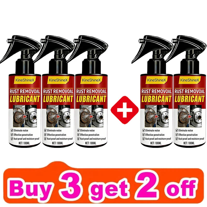 Large Capacity Powerful Car Rust Remover Spray - Exhaust/Wheel Care, Metal Powder Remover.