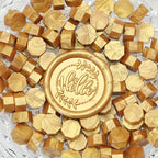 100pcs/bag Octagonal Sealing Wax Beads for Wax Stamps is Suitable for Wedding Invitations, Envelope Cards, Christmas Gift