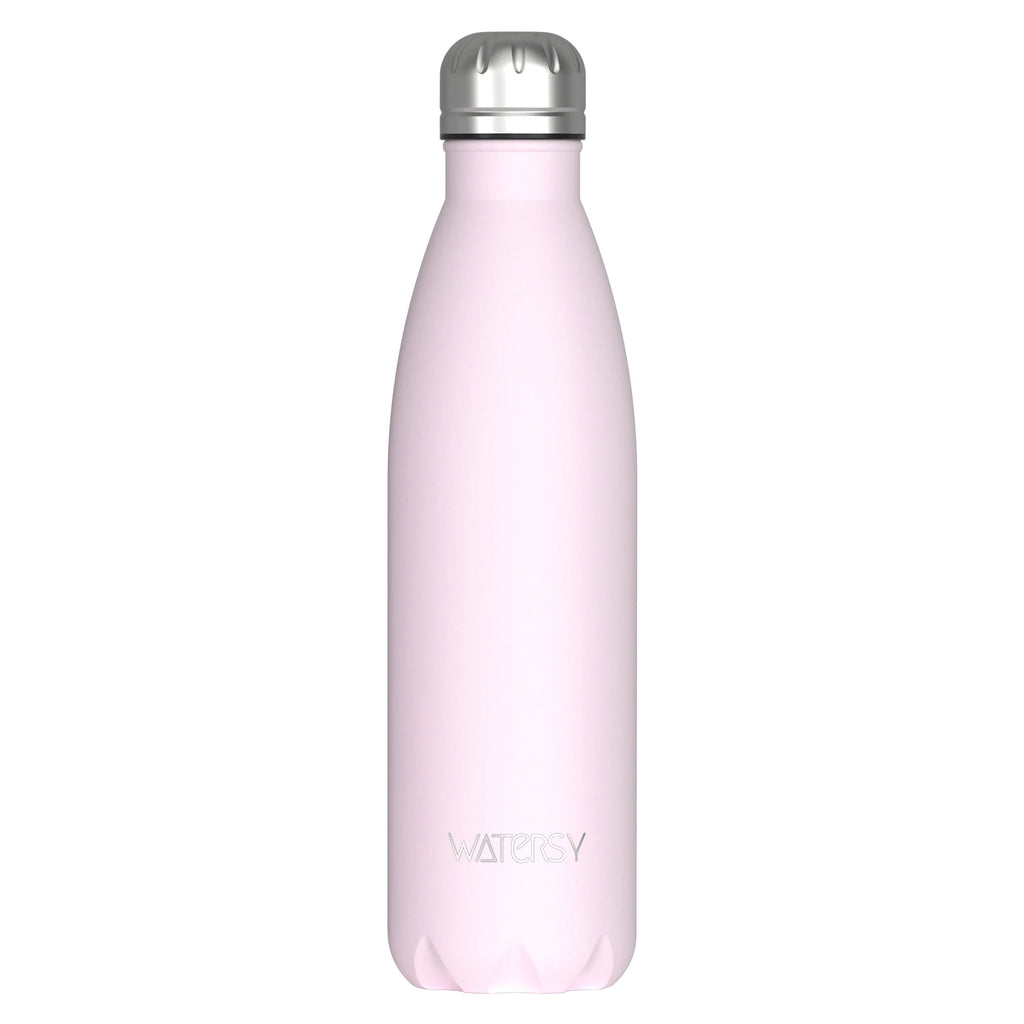 WATERSY 500ml Stainless Steel Water Bottle Insulated Vacuum Flask Double Wall Thermal Cup Keep Cold Hot Sports Kettle