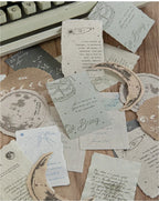 20Pcs/pack Retro Hard Card Stock Paper Essential for Handmade DIY Retro-style Journal Decor Cards