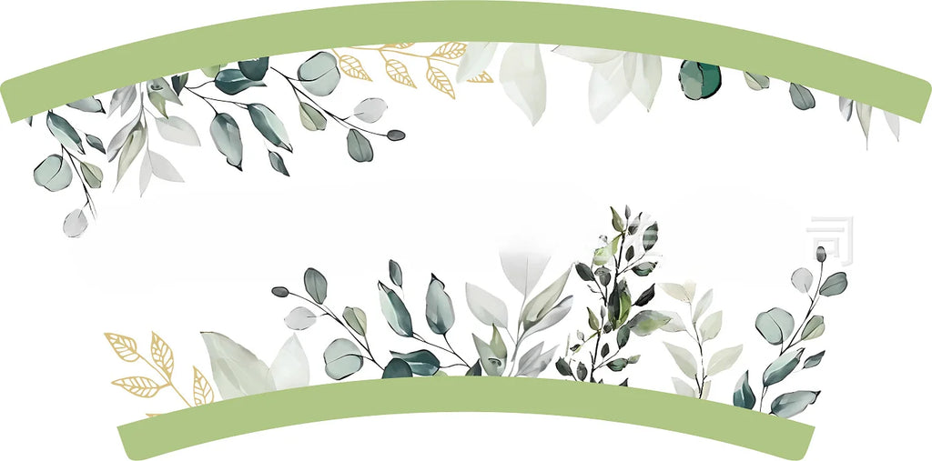 20pcs Disposable Tableware Such As Green Ink Party Sage Themed Paper Cups Plates Tissues Knives Birthday Party Decorations