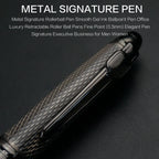STONEGO Classic Luxury Rollerball Pens, Stainless Steel Roller Ball Pen for Men Women, School, Office, Executive, Business