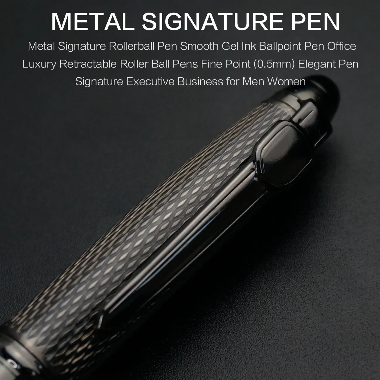 STONEGO Fashion Wallet Pen Short Paragraph Gift Travel Pocket Pen Mini Pocket Short Clip Metal RollerBall Pen Travel Pocket Pen