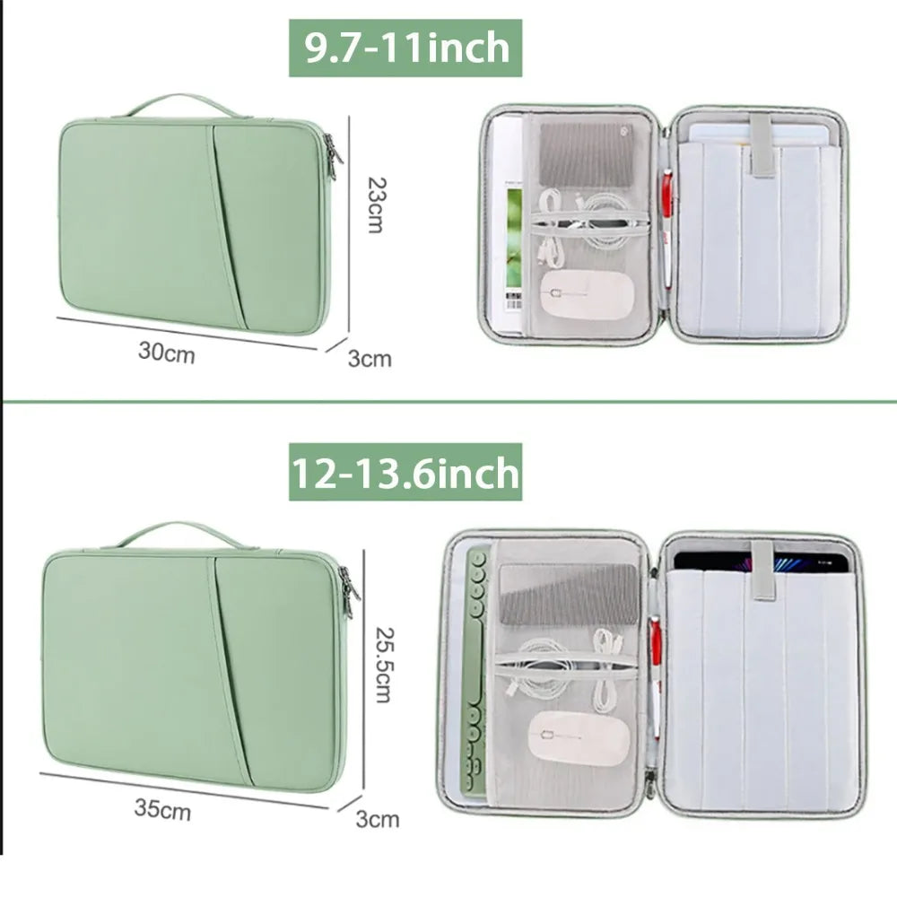 Laptop Sleeve Handbag Case for Macbook Pro Air13 13.6 14 15 15.6 16 Waterproof Notebook Cover for Lenovo HP Xiaomi Bag Funda