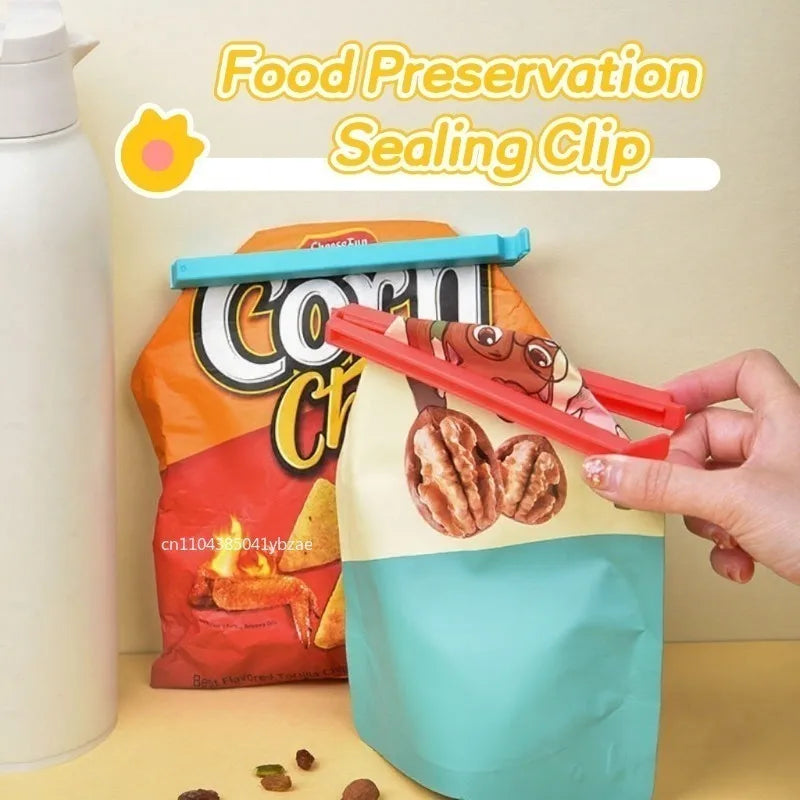 12-60Pcs Portable New Kitchen Storage Food Snack Seal Sealing Bag Clips Sealer Clamp Plastic Tool Kitchen Accessories Wholesale
